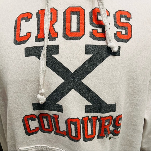 Vintage 90’s CROSS COLOURS hoodie, Malcolm X Used Condition - Picture 2 of 11